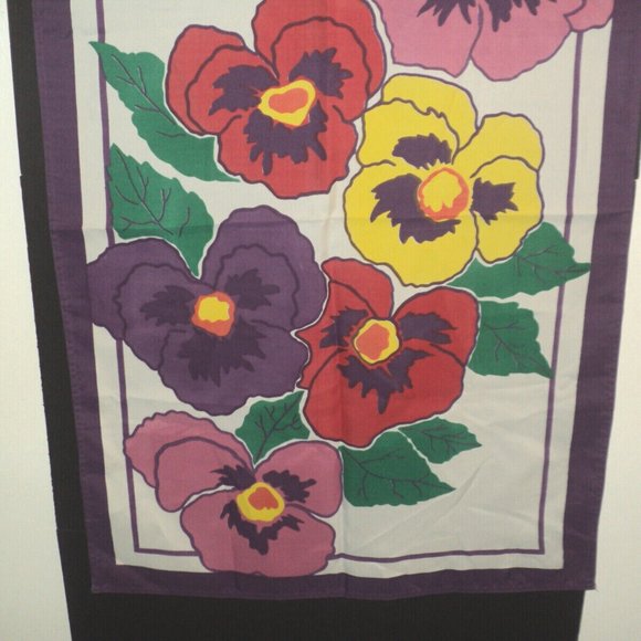 New Creative Enterprises 1994 Pansy Flag Decorative Vertical 42" x 28.5" - Picture 6 of 6